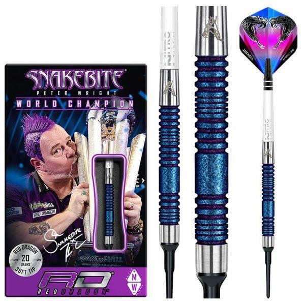 Red Dragon PETER WRIGHT 'Snakebite' EURO 11 BLUE ELEMENT - 20 Gramm
